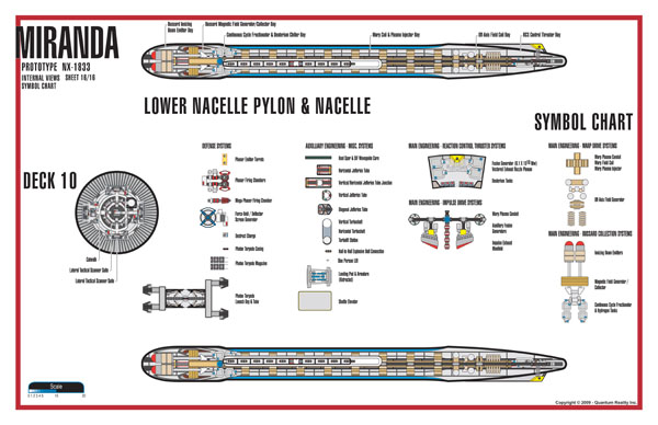 Miranda Class NX-1833 Starship Prototype - External Blueprints & Internal Deck Plans by Strategic Design - Page 16