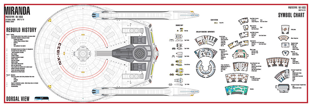 Miranda Class NX-1833 Starship Prototype - External Blueprints & Internal Deck Plans by Strategic Design - Page 19