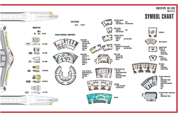 Miranda Class NX-1833 Starship Prototype - External Blueprints & Internal Deck Plans by Strategic Design - Page 6