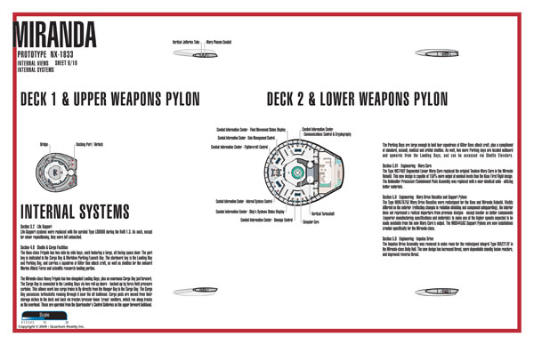Miranda Class NX-1833 Starship Prototype - External Blueprints & Internal Deck Plans by Strategic Design - Page 9