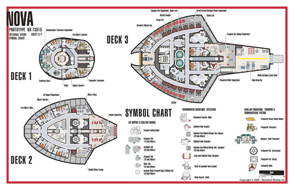 Nova Class NX-73515 Starship Prototype - External Blueprints & Internal Deck Plans by Strategic Design - Page 4