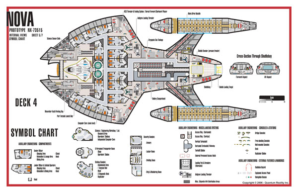 Nova Class NX-73515 Starship Prototype - External Blueprints & Internal Deck Plans by Strategic Design - Page 5