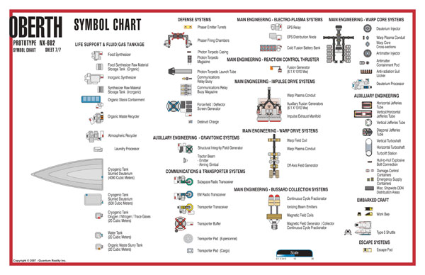 Oberth Class NX-602 Starship Prototype - External Blueprints & Internal Deck Plans by Strategic Design - Page 7