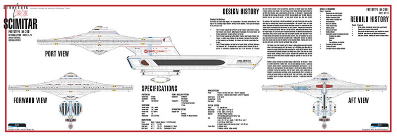 Scimitar Class NX-2901 Starship Prototype - External Blueprints & Internal Deck Plans by Strategic Design - Page 15