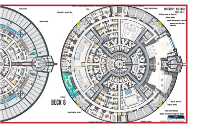 Scimitar Class NX-2901 Starship Prototype - External Blueprints & Internal Deck Plans by Strategic Design - Page 10