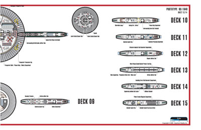 Scimitar Class NX-2901 Starship Prototype - External Blueprints & Internal Deck Plans by Strategic Design - Page 12