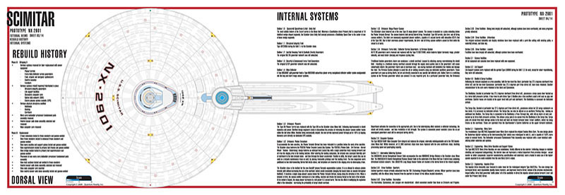 Scimitar Class NX-2901 Starship Prototype - External Blueprints & Internal Deck Plans by Strategic Design - Page 16