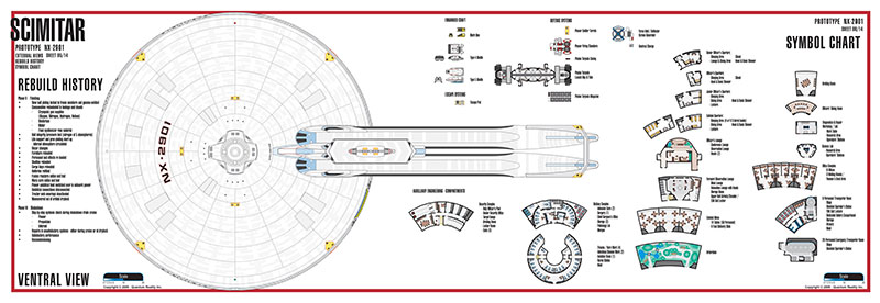 Scimitar Class NX-2901 Starship Prototype - External Blueprints & Internal Deck Plans by Strategic Design - Page 17