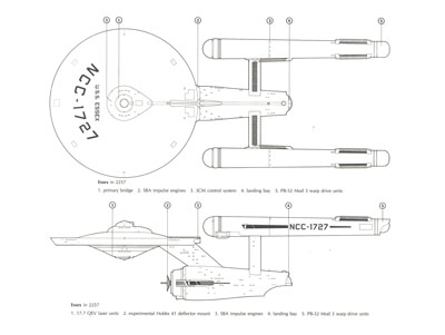 Star Trek Blueprints: Ships of the Star Fleet Volume One / Revised