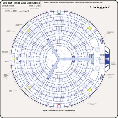 U.S.S. Kelvin NCC-0514 - Sheet 18: Deck 6