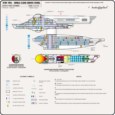 S.S. Beagle NAR-600 - Sheet 8: Decks A and B