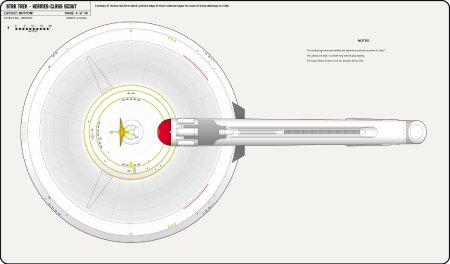 Heavy Frigate Class [TOS] Profile, Cutaway, and Deck Plans