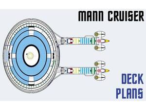 U.S.S. Endurance Mann-Class Cruiser Profile, Cutaway, and Deck Plans