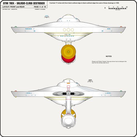 U.S.S. Saladin NCC-500 Saladin-Class Destroyer