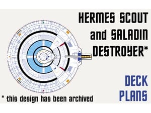 Scout / Destroyer Profile, Cutaway, and Deck Plans