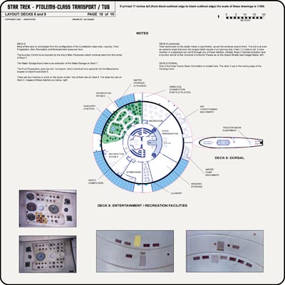 Transport / Tug Class [TOS] Profile, Cutaway, and Deck Plans