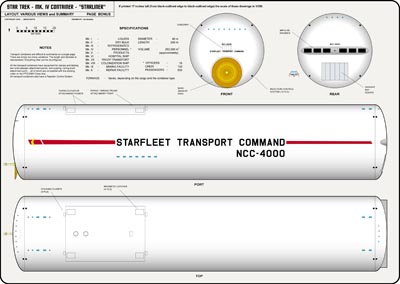 Transport / Tug Class [TOS] Profile, Cutaway, and Deck Plans