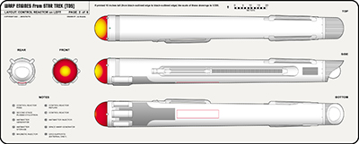 Star Trek [TOS] Warp Engine Nacelle Schematics