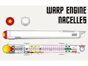 Star Trek [TOS] Warp Engine Nacelle Schematics