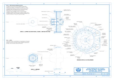 Franz Joseph Booklet of General Plans: U.S.S. Constitution Class REMASTERED