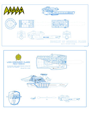 U.S.S. Discovery NCC-1300/1300-A Scout Cruiser