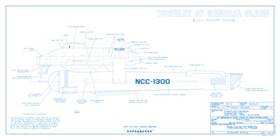 Franz Joseph Booklet of General Plans: U.S.S. Constitution Class REMASTERED