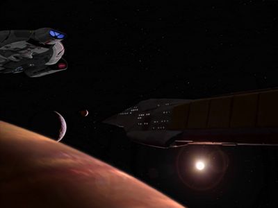 Star Trek: Deep Space Nine Screencaps "Starship Down" (S4:E7)