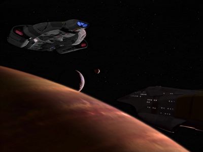 Star Trek: Deep Space Nine Screencaps "Starship Down" (S4:E7)
