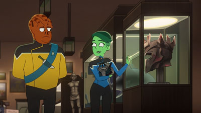 Star Trek: Lower Decks Screencaps "Kayshon, His Eyes Open" (S2:E2)