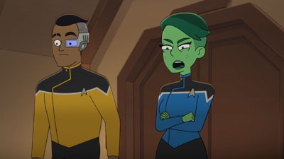 Star Trek: Lower Decks Screencaps "Kayshon, His Eyes Open" (S2:E2)