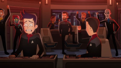 Star Trek: Lower Decks Screencaps "Kayshon, His Eyes Open" (S2:E2)