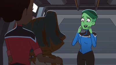 Star Trek: Lower Decks Screencaps "We'll Always Have Tom Paris" (S2:E3)