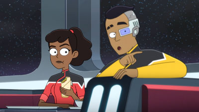 Star Trek: Lower Decks Screencaps "We'll Always Have Tom Paris" (S2:E3)
