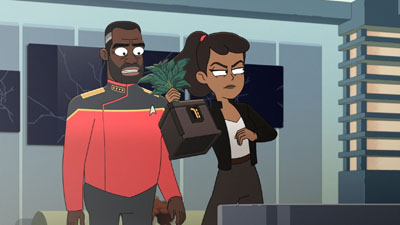 Star Trek: Lower Decks Screencaps "Grounded" (S3:E1)