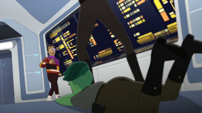 Star Trek: Lower Decks Screencaps "Grounded" (S3:E1)