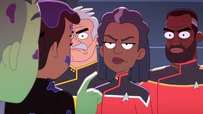 Star Trek: Lower Decks Screencaps "Grounded" (S3:E1)