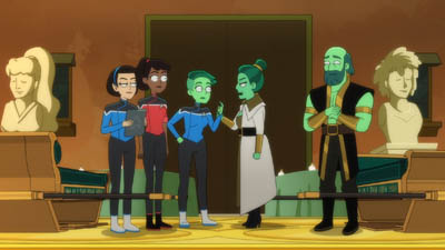 Star Trek: Lower Decks Screencaps "Something Borrowed, Something Green" (S4:E4)