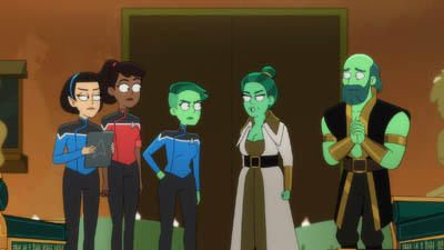 Star Trek: Lower Decks Screencaps "Something Borrowed, Something Green" (S4:E4)