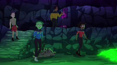 Star Trek: Lower Decks Screencaps "Caves" (S4:E8)