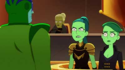 Star Trek: Lower Decks Screencaps "Shades of Green" (S5:E2)