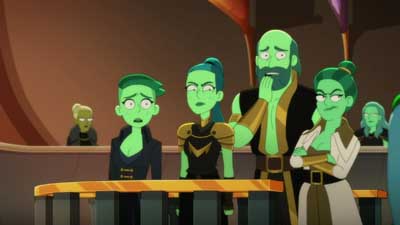 Star Trek: Lower Decks Screencaps "Shades of Green" (S5:E2)