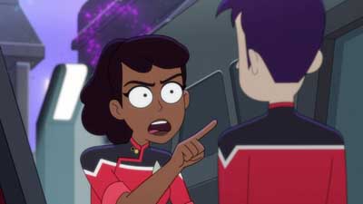 Star Trek: Lower Decks Screencaps "Shades of Green" (S5:E2)