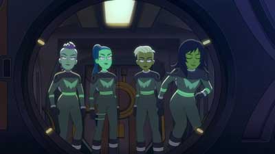 Star Trek: Lower Decks Screencaps "Shades of Green" (S5:E2)