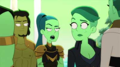 Star Trek: Lower Decks Screencaps "Shades of Green" (S5:E2)