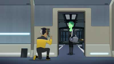 Star Trek: Lower Decks Screencaps "Shades of Green" (S5:E2)