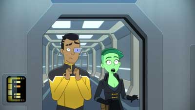 Star Trek: Lower Decks Screencaps "Shades of Green" (S5:E2)