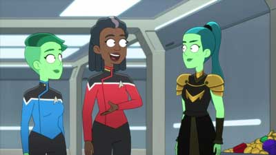 Star Trek: Lower Decks Screencaps "Shades of Green" (S5:E2)