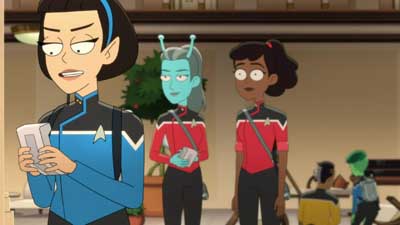 Star Trek: Lower Decks Screencaps "The Best Exotic Nanite Hotel" (S5:E3)