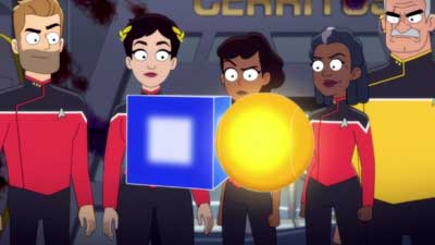 Star Trek: Lower Decks Screencaps "Of Gods and Angles" (S5:E6)