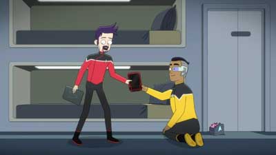 Star Trek: Lower Decks Screencaps "Of Gods and Angles" (S5:E6)